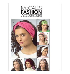 5540 MCCALLS 7 STRETCH HEADBANDS, COVERS PATTERN SM=LG